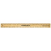 WARWICK RULER WOODEN BEVELLED 300MM