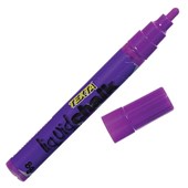 TEXTA LIQUID CHALK MARKER DRY WIPE BULLET 45MM PURPLE