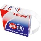 QUIKSTIK LABEL DISPENSER CIRCLE 19MM WHITE PACK 900