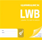 WARWICK LWB EXERCISE BOOK 14MM RULED 7MM FEINT W198 X L210MM 32 LEAF