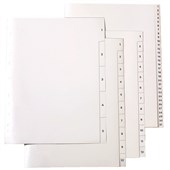 MARBIG PP INDEX DIVIDER 112 TAB A4 WHITE