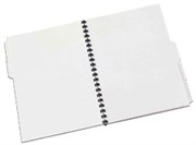 MARBIG MANILLA DIVIDER UNPUNCHED 5 TAB A4 WHITE