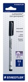 STAEDTLER 316 LUMOCOLOR NONPERMANENT MARKER FINE 06MM BLACK