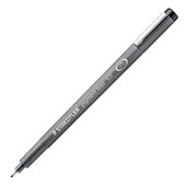 STAEDTLER 308 PIGMENT FINELINER PEN 05MM BLACK