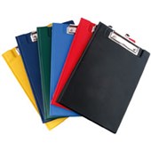 OFFICE SUPPLY CO CLIPBOARD DOUBLE PVC A5 BLUE