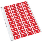 CODAFILE ALPHA LABEL K 162560 40 LABELS