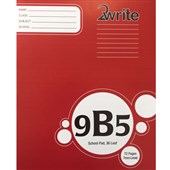 NOTE PAD 2WRITE 9B5 WHITE A4 QUARTO 7MM RULED 36 LEAF