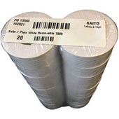 SAITO PRICING GUN LABEL 11D REMOVABLE 12 X 22MM WHITE ROLL 1000