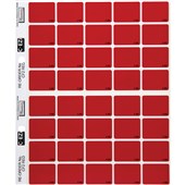 FILECORP CEZI COLOUR FLASH LABEL 03FCHLCOLCH11 40 LABELS RED