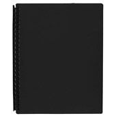 MARBIG DISPLAY BOOK REFILLABLE 20 POCKET A4 BLACK