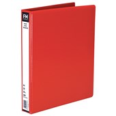 FM INSERT RINGBINDER POLYPROPYLENE 2D 26MM A4 RED