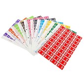 FILECORP CEZI NUMERIC MINI LABEL 1 03FCHLMNUM 70 LABELS