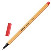 STABILO 88 POINT FINELINER PEN 04MM RED