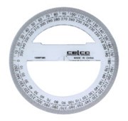 CELCO PROTRACTOR 360 DEGREES 100MM HANGSELL