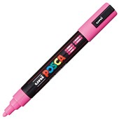 POSCA PC5M PAINT MARKER BULLET MEDIUM 25MM PINK