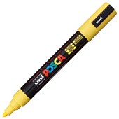 POSCA PC5M PAINT MARKER BULLET MEDIUM 25MM YELLOW