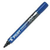 PILOT SCA100 PERMANENT MARKER BULLET 10MM BLUE