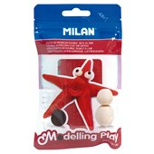 MILAN AIR DRY MODELLING PLAY CLAY 100G RED