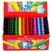 FABER CASTELL WAX CRAYONS CHUBLET 96PACK