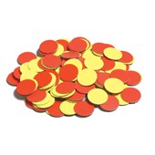 ELIZABETH RICHARDS MAGNETIC TWO COLOUR COUNTERS RED YELLOW