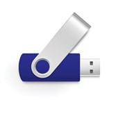 KENSINGTON SWIVEL FLASH DRIVE USB 20 16GB BLUE