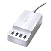 SANSAI 4 PORT USB CHARGING STATION WITH SURGE PROTECTION