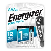 ENERGIZER BATTERY MAX PLUS AAA PKT 4