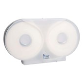 LIVI D860 DOUBLE JUMBO TOILET TISSUE DISPENSER WHITE FREE ON LOAN