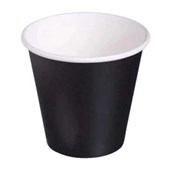 HARVEYS DISPOSABLE CUP SINGLE WALL HOT CUP 240ML BLACK PKT50