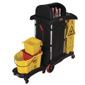 RUBBERMAID JANITORIAL CLEANING CART  TRADITIONAL