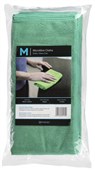 MATTHEWS MICROFIBRE CLOTH GREEN 40 X 40CM 10 PACK