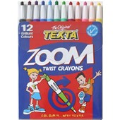 TEXTA CRAYON TWIST ZOOM PKT12