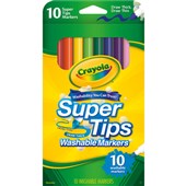 CRAYOLA  SUPER TIP MARKERS PACK 10